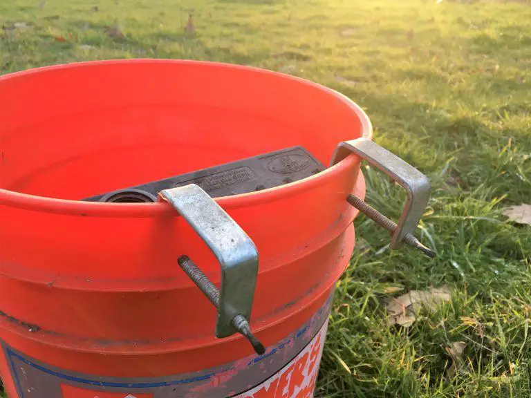 attached to bucket FREE CHICKEN COOP PLANS 