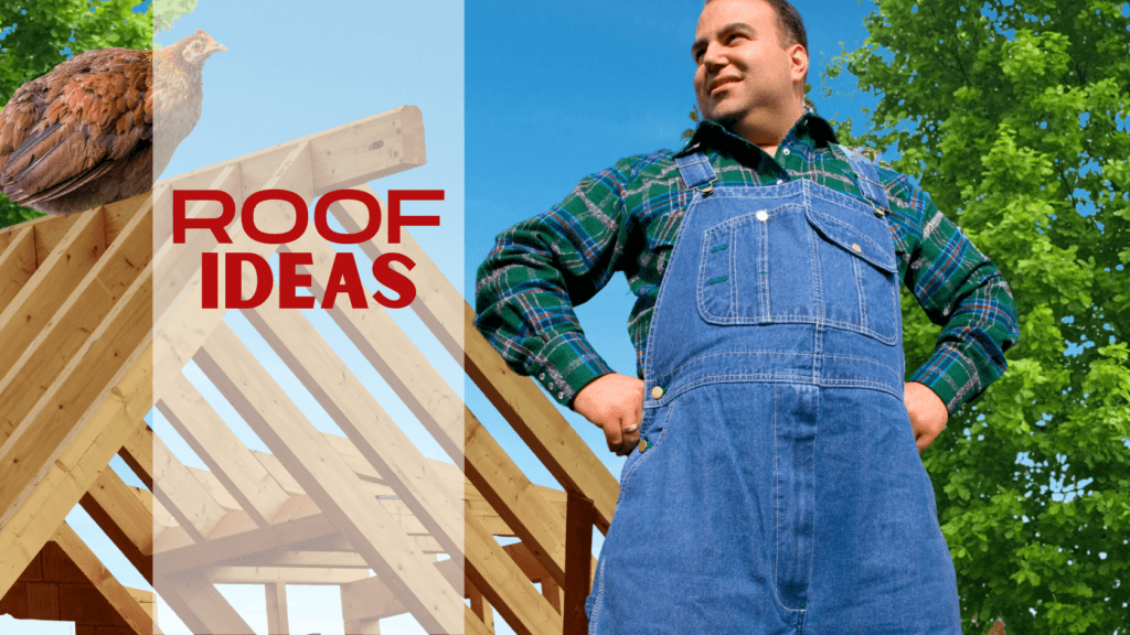 chicken coop roof material