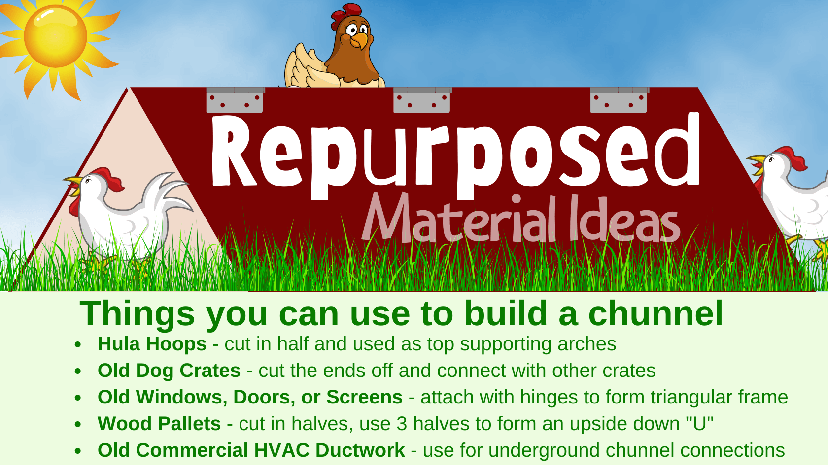 repurposed chunnel ideas