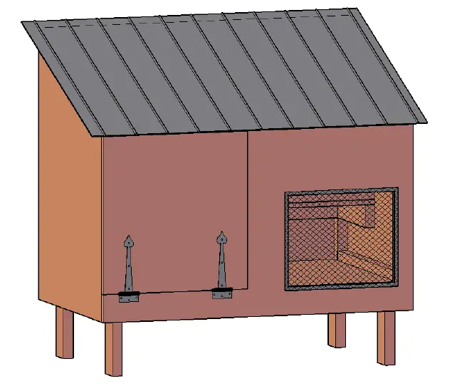 free chicken coop plan for two chickens