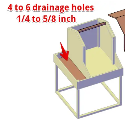 chicken coop with planter box plan