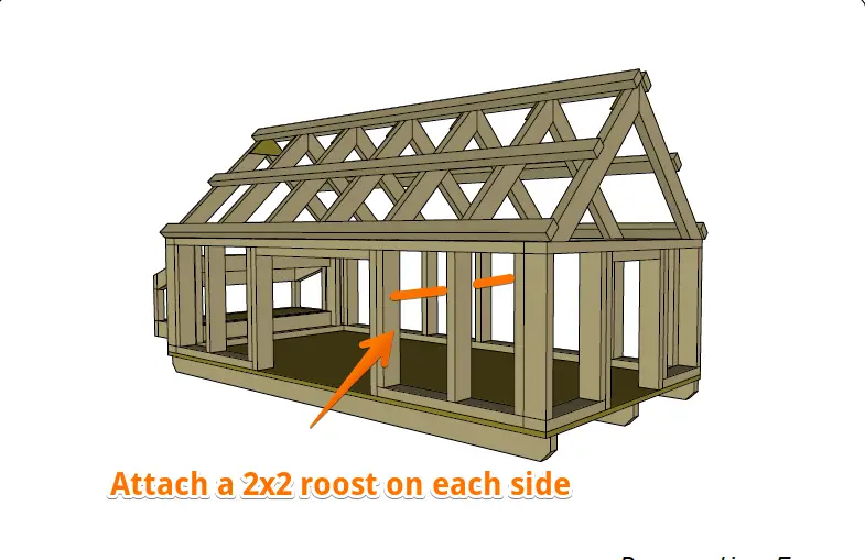 4x8 chicken house diy