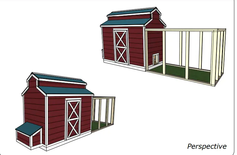 barn style chicken coop plan